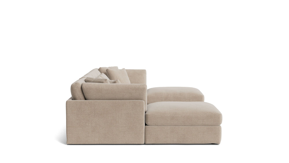 Get Together™ Seccional modular en U de 6 piezas, grande, avena