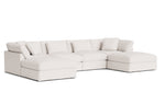 Get Together™ seccional modular en forma de U de 6 piezas, grande, Nomad Snow