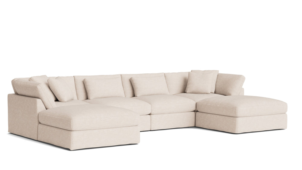 Get Together™ Seccional modular en forma de U de 6 piezas, grande, Rayo de sol