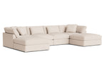Get Together™ Seccional modular en forma de U de 6 piezas, grande, Rayo de sol