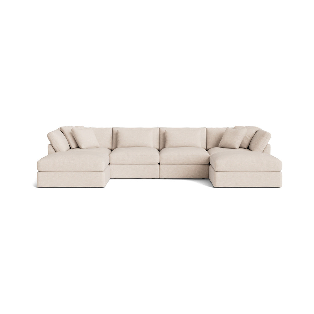 Get Together™ Seccional modular en forma de U de 6 piezas, grande, Rayo de sol