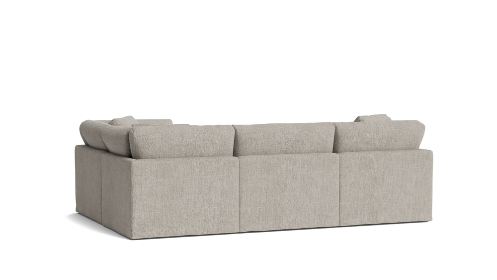 Get Together™ seccional modular de 4 piezas cerrado, estándar, avena