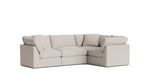 Get Together™ seccional modular de 4 piezas, cerrado, estándar, arcilla