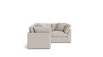 Get Together™ seccional modular de 4 piezas, cerrado, estándar, arcilla
