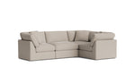 Get Together™ seccional modular de 4 piezas, cerrado, estándar, gris piedra claro