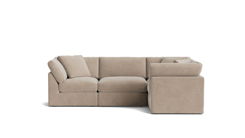 Get Together™ seccional modular de 4 piezas cerrado, estándar, avena