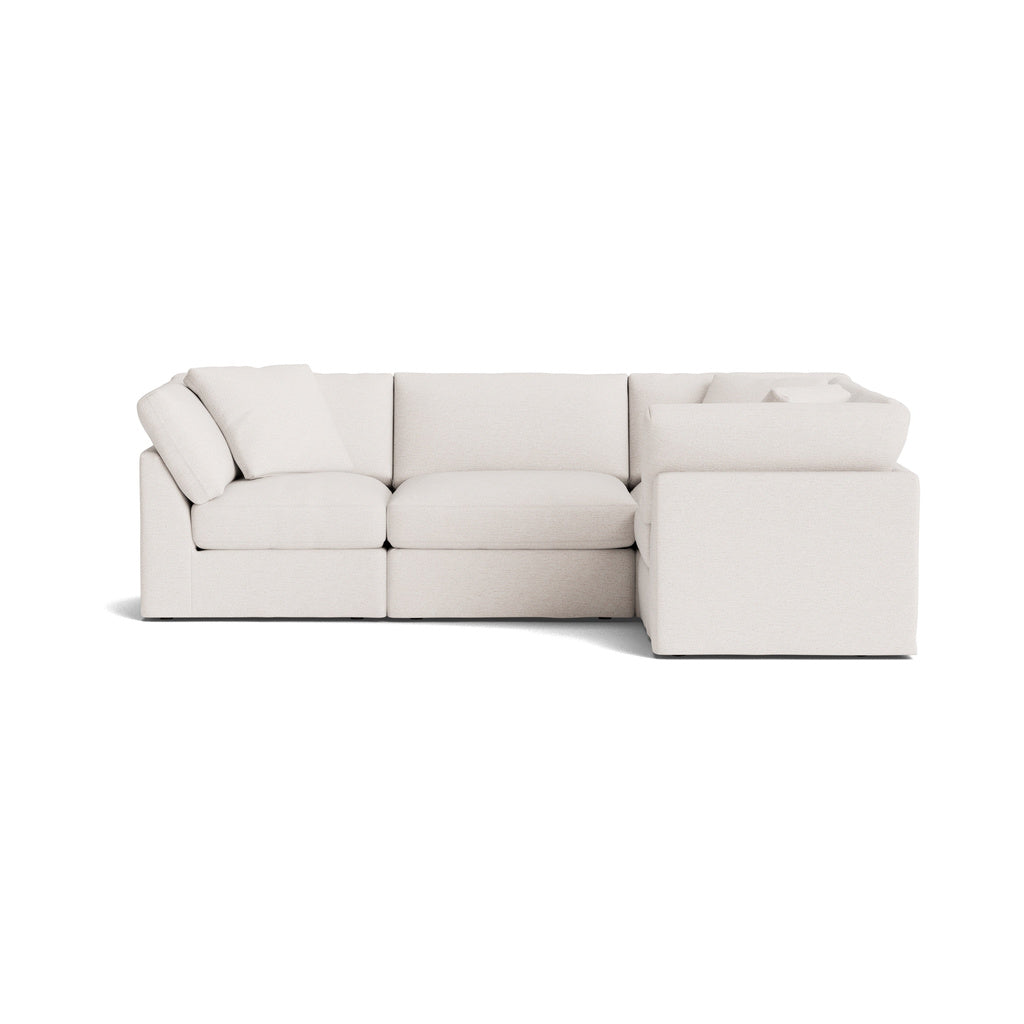 Get Together™ Seccional modular de 4 piezas, cerrado, estándar, Nomad Snow