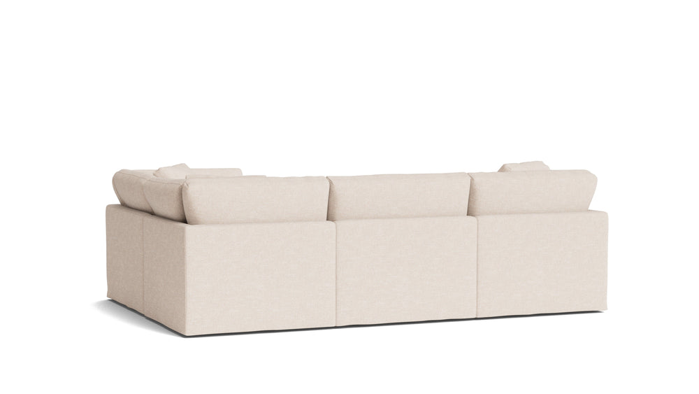 Get Together™ seccional modular de 4 piezas, cerrado, estándar, Sunbeam