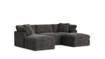 Get Together™ Seccional modular en U de 5 piezas, estándar, Trufa