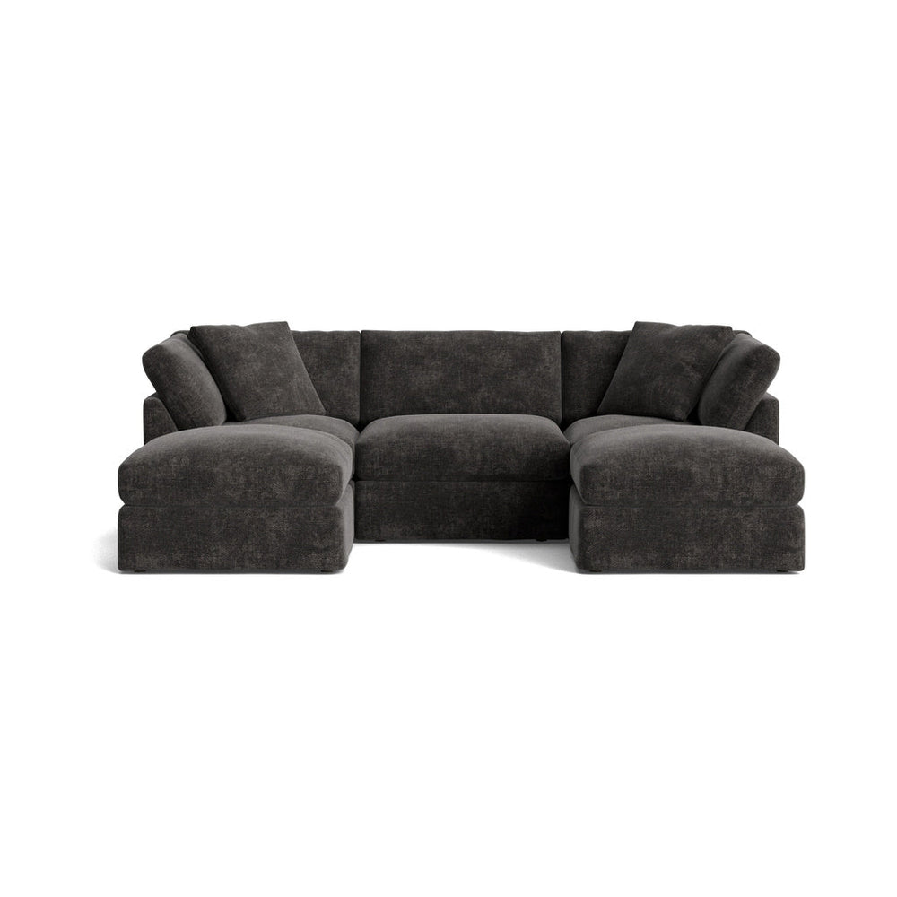 Get Together™ Seccional modular en U de 5 piezas, estándar, Trufa