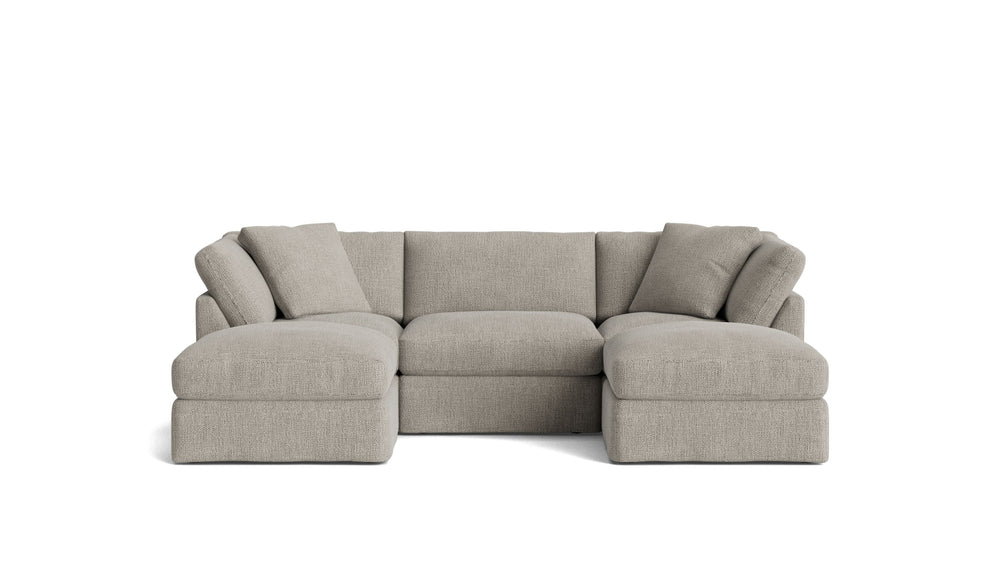 Get Together™ Seccional modular en U de 5 piezas, estándar, avena