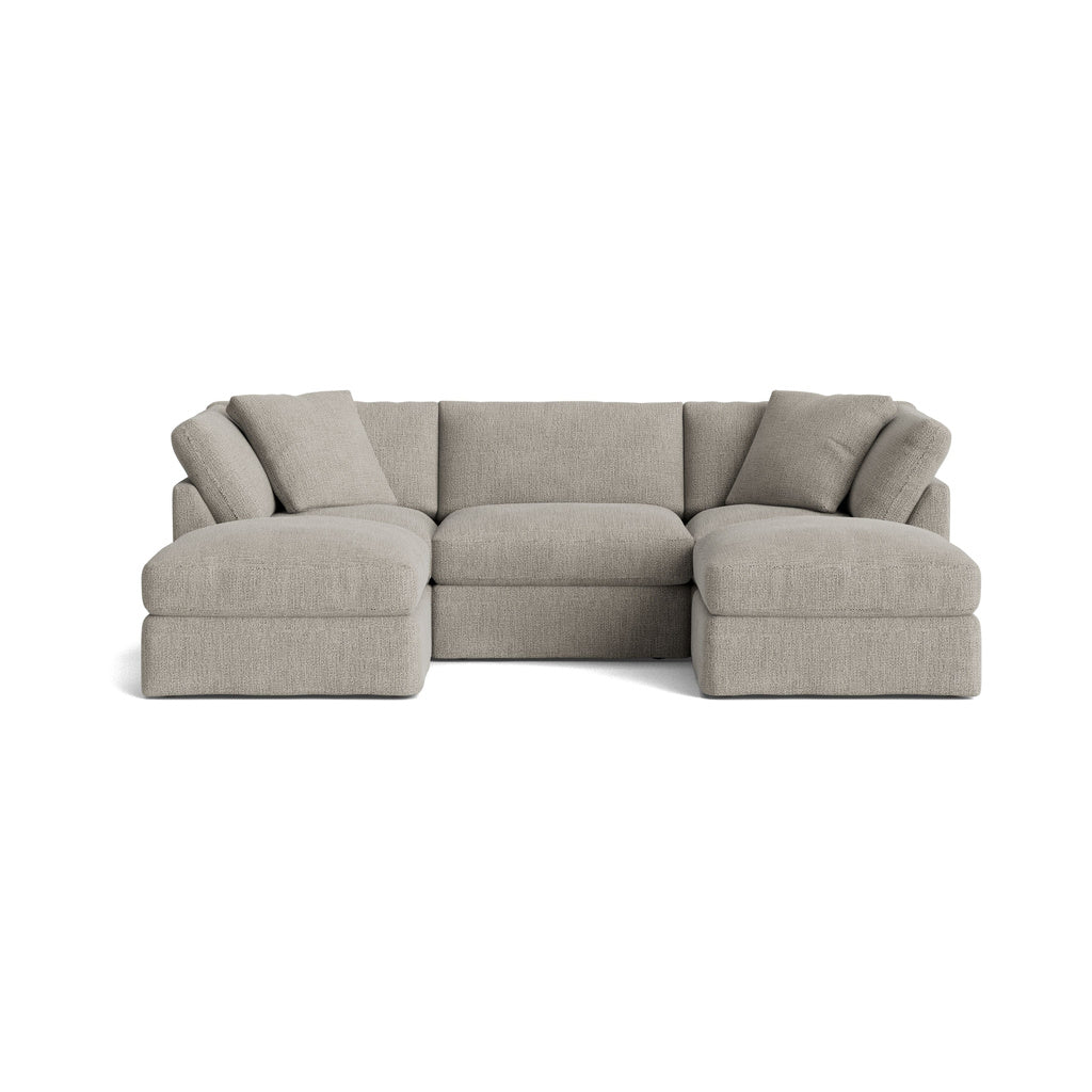 Get Together™ Seccional modular en U de 5 piezas, estándar, avena