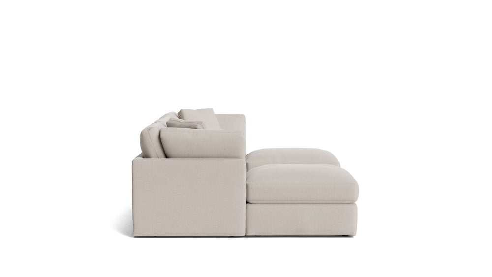 Get Together™ Seccional modular en U de 5 piezas, estándar, Arcilla