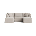 Get Together™ Seccional modular en U de 5 piezas, estándar, Arcilla