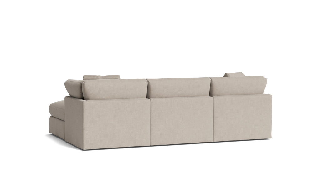 Get Together™ Seccional modular en U de 5 piezas, estándar, piedra clara