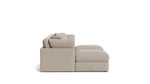 Get Together™ Seccional modular en U de 5 piezas, estándar, piedra clara
