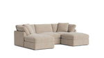 Get Together™ Seccional modular en U de 5 piezas, estándar, champán