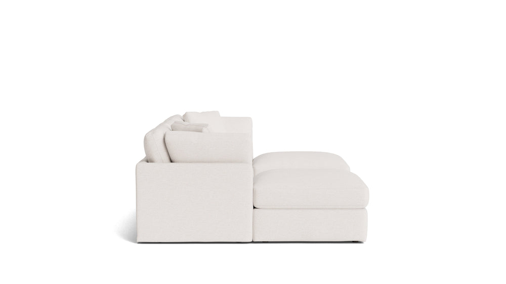 Get Together™ seccional modular en U de 5 piezas, estándar, Nomad Snow