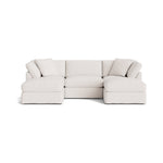 Get Together™ seccional modular en U de 5 piezas, estándar, Nomad Snow