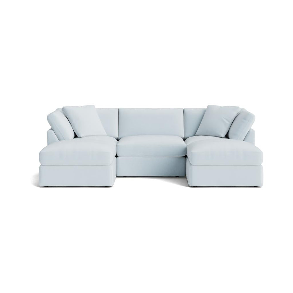 Get Together™ seccional modular en U de 5 piezas, estándar, Cove