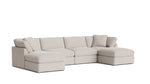 Get Together™ Seccional modular en U de 6 piezas, estándar, Arcilla