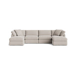 Get Together™ Seccional modular en U de 6 piezas, estándar, Arcilla