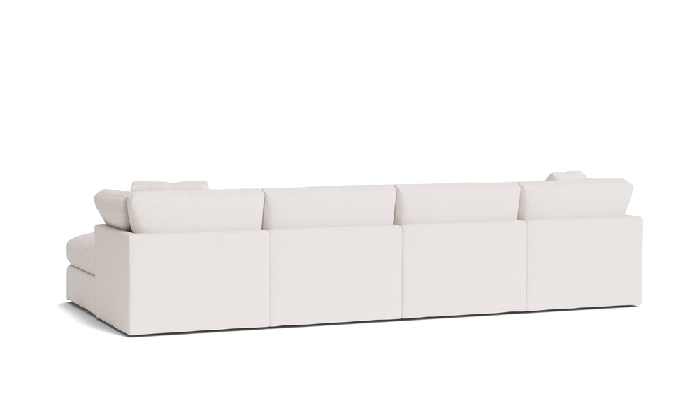 Get Together™ Seccional modular en U de 6 piezas, estándar, Nomad Snow