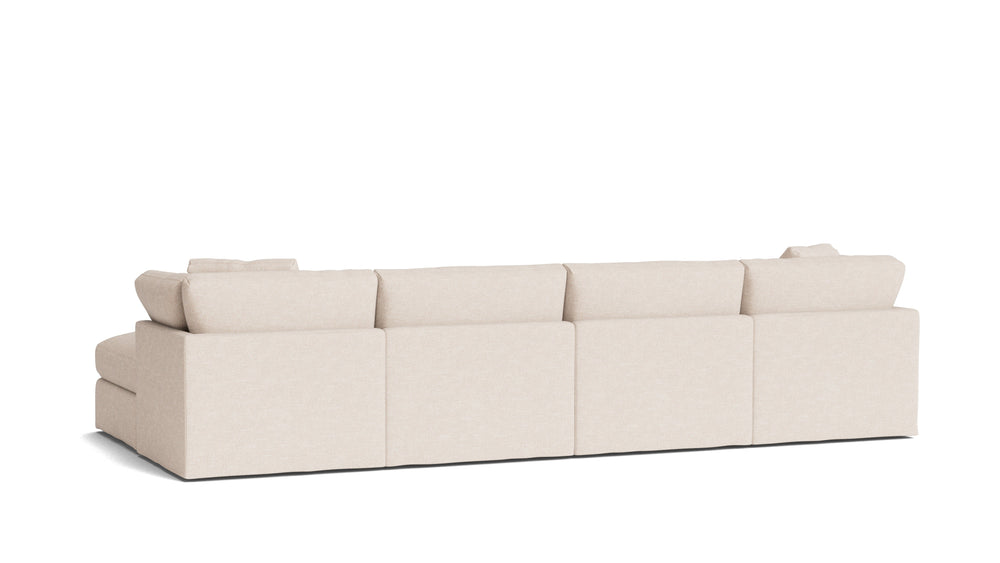 Get Together™ seccional modular en forma de U de 6 piezas, estándar, color Sunbeam