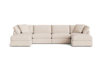Get Together™ seccional modular en forma de U de 6 piezas, estándar, color Sunbeam