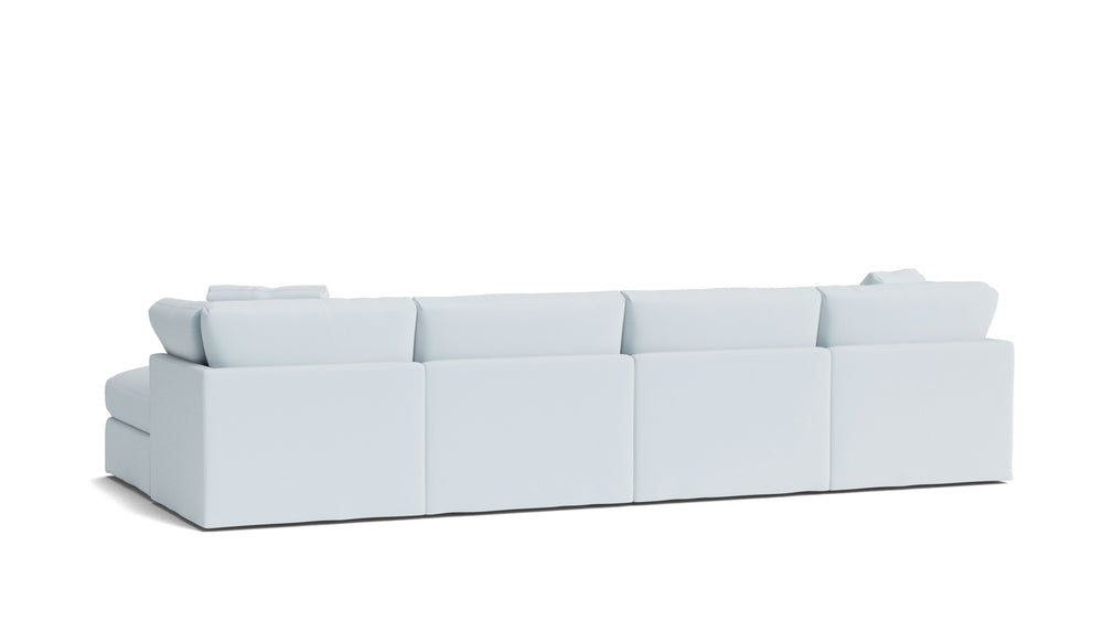 Get Together™ Seccional modular en forma de U de 6 piezas, estándar, Cove