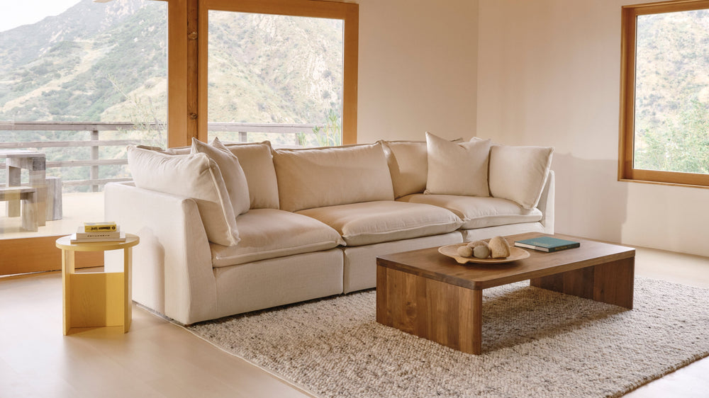 Sofá modular de 3 piezas Chill Time, abedul