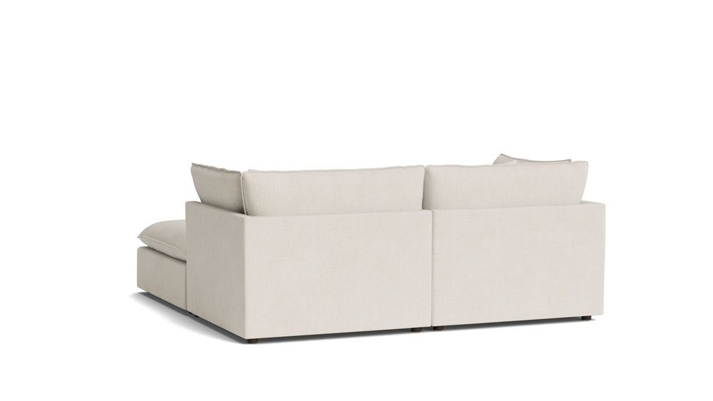 Seccional modular Chill Time de 3 piezas, abedul