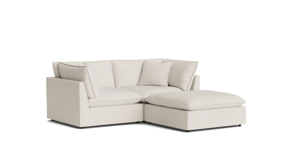 Seccional modular Chill Time de 3 piezas, abedul