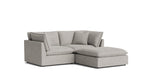 Seccional modular Chill Time de 3 piezas, gris jaspeado