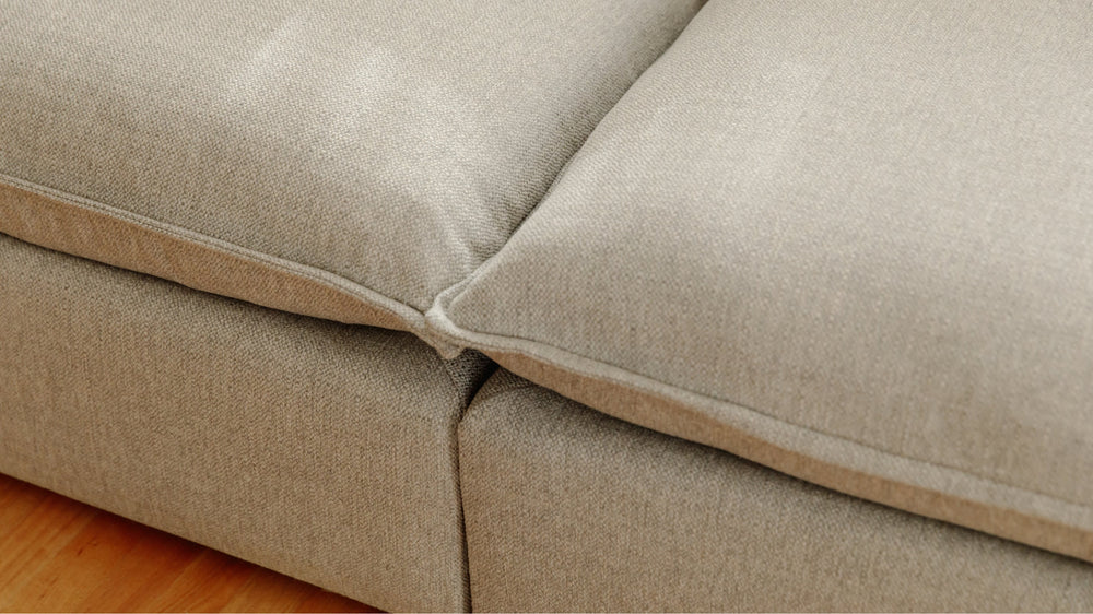 Seccional modular Chill Time de 3 piezas, gris jaspeado