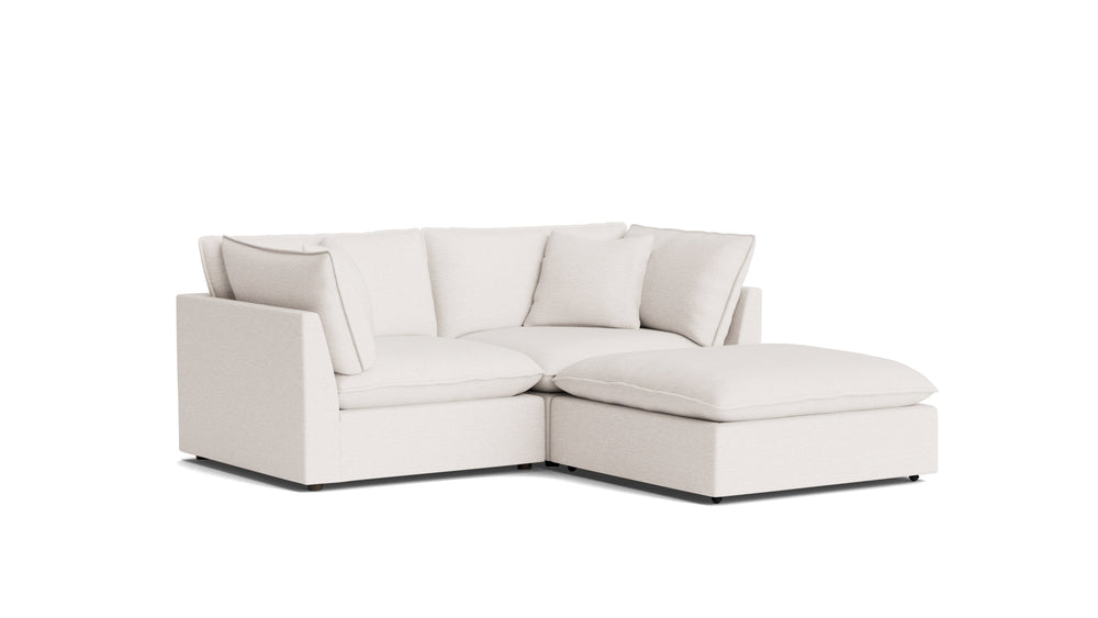 Chill Time seccional modular de 3 piezas, Nomad Snow
