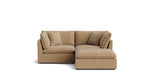 Seccional modular de 3 piezas Chill Time, avellana