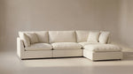 Seccional modular Chill Time de 4 piezas, abedul