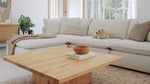 Seccional modular Chill Time de 4 piezas, abedul