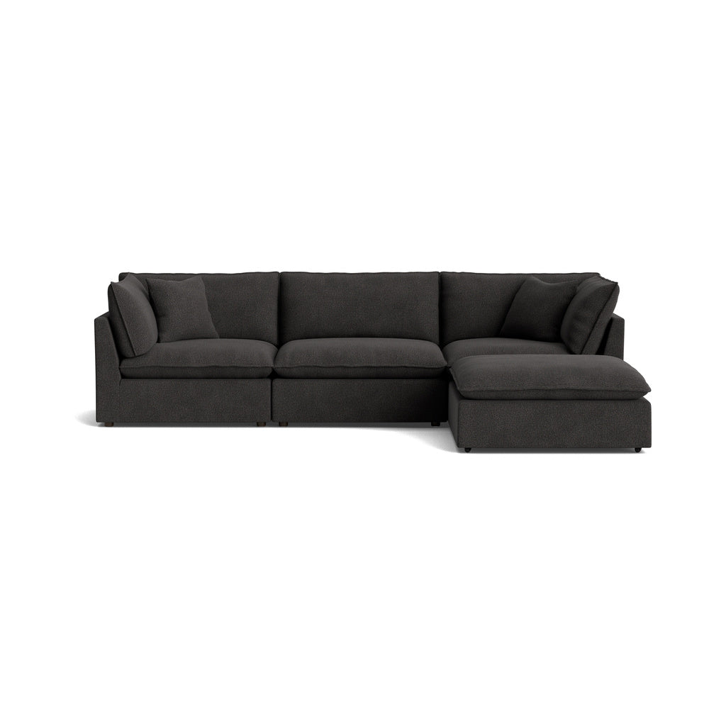 Chill Time seccional modular de 4 piezas, Dark Shadow