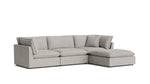 Seccional modular Chill Time de 4 piezas, color jaspeado