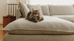 Seccional modular Chill Time de 4 piezas, color jaspeado