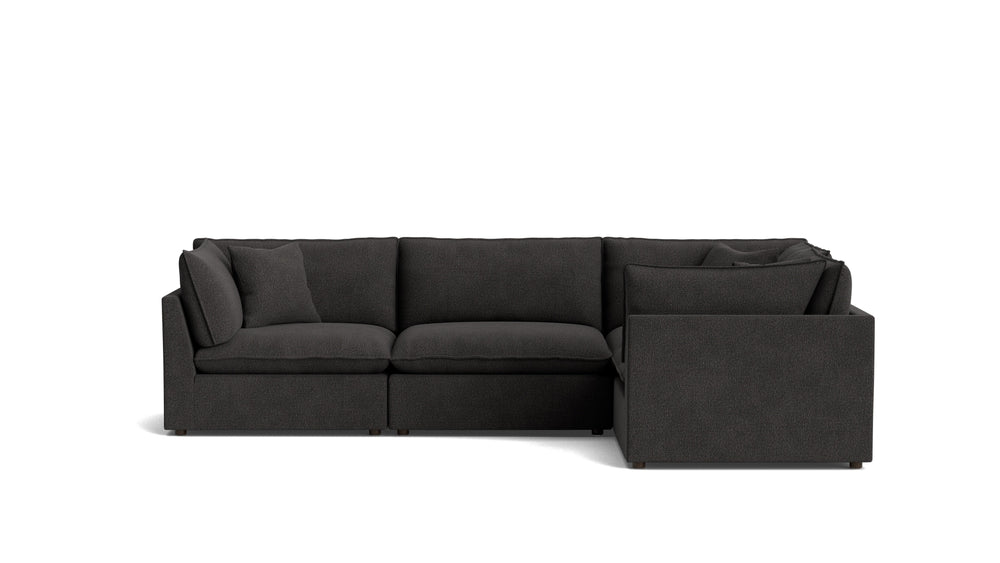 Chill Time Seccional modular de 4 piezas, cerrado, Cove