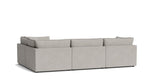 Chill Time Seccional modular de 4 piezas cerrado, Heather