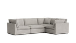 Chill Time Seccional modular de 4 piezas cerrado, Heather