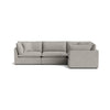 Chill Time Seccional modular de 4 piezas cerrado, Heather