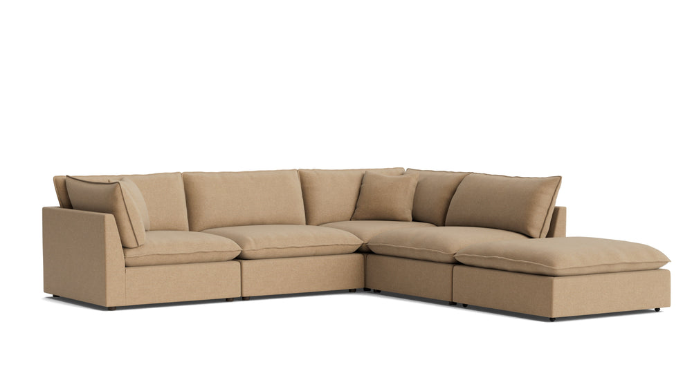 Chill Time Seccional modular de 5 piezas, Cove