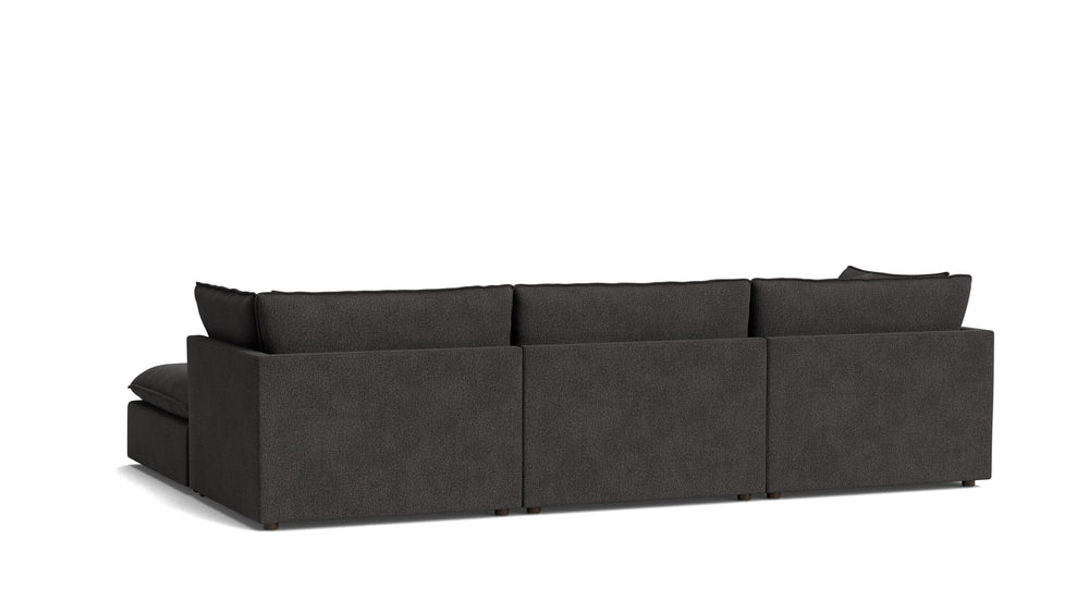 Chill Time seccional modular en U de 5 piezas, Dark Shadow