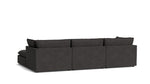 Chill Time seccional modular en U de 5 piezas, Dark Shadow