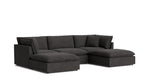 Chill Time seccional modular en U de 5 piezas, Dark Shadow